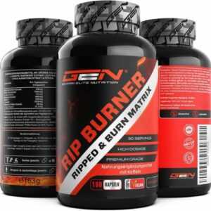 RIP BURNER  - USA METABOLIC FORMULA - mit Carnitin, Koffein, Raspberry & Koffein