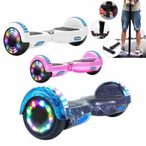 Hoverboard Kinder Elektro Scooter Bluetooth LED Licht ElektroRoller DE Overboard