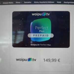 WAIPU.TV Gutschein Voucher für 12 Monate Perfect Plus Waipu BESTANDSKUNDEN JAHR