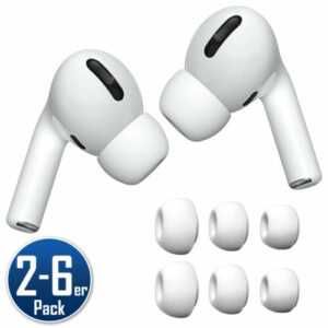 Ohrstöpsel Ear Tips für AirPods PRO / PRO 2 Ersatz Silikon Aufsätze Gummi Weiss