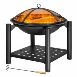 Feuerschale Feuerkorb Feuerstelle Funkenschutz Ø55cm Garten Terrassenofen Grill