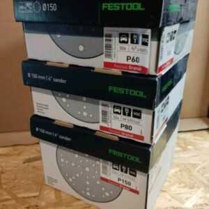 Festool SET Schleifscheiben P60 P80 P150 - No.575162  No.575165 No.496976