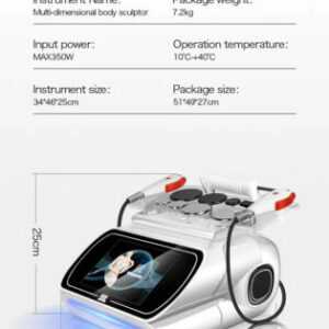 Portable 448KHZ RF Tecar Therapy RET CET Diathermy Body Sliming Machine Pain Rel