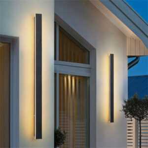 30-100CM LED Lange Wandleuchte Lampe Führte Villa Bar Außenleuchte Wand Licht DE