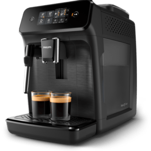 Philips Kaffeevollautomat 1200 Series, Milchaufschäumer, Schwarz (EP1220/00)✅