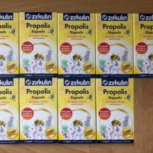 ZIRKULIN Propolis Kapseln 9 x 30 Kapseln Propolis +Vitamin C, made in DE