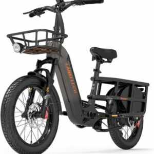 Lankeleisi Wombat-1 1000W E-Lastenrad 20 Zoll Fatbike E-Bike 25km/h E Bike Damen