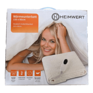 Wärmeunterbett Heizdecke Wärmedecke Bett - 100 Watt 150x80 cm B-Ware HEIMWERT