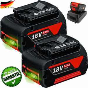 2X 8,0Ah Original Akku für Bosch 18V Professional GBA GSR BAT618 BAT609 BAT620