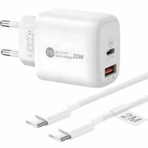 20W Ladegerät Schnelladekabel für iPhone 15, Plus, Pro, Pro Max USB C Adapter