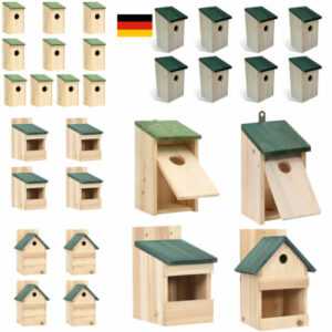 4/8/10er Set Nistkasten,Brutkasten Vogelhaus aus Holz für Vögel Vogel Nisthilfe