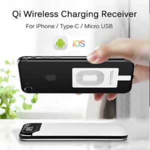 QI Wireless Schnell Ladematte Receiver USB Typ C A B Empfänger Adapter Charger