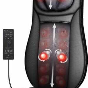 Snailax Massagesitzauflage SL-233 Shiatsu Rückenmassagegerät mit Wärmefunktion