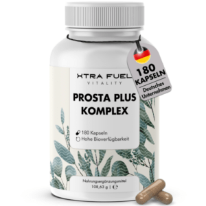 Prostata Kapseln (180 Stück), Prosta Plus Komplex - vegan, geprüft & hochdosiert