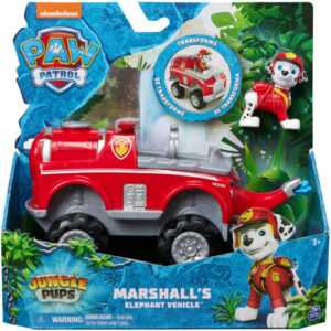 Spin Master Paw Patrol - Jungle Pups Elefanten-Fahrzeug mit Marshall-Figur