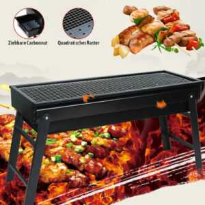 BBQ Grill Holzkohlegrill Camping Klappgrill tragbar Picknickgrill Party Terrasse