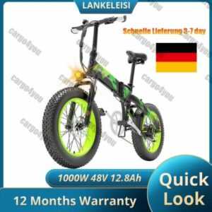 E-bike Lankeleisi X2000PLUS Elektrofahrrad 48V 1000W Motor Mountainbike 45km/h