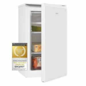 Exquisit Gefrierschrank GS111-010F weiss | 61 l Nutzinhalt | 4*-Gefrieren