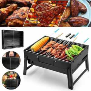 Mini Barbecue Grill Picknickgrill Faltbar Holzkohlegrill Campinggrill Faltgrill