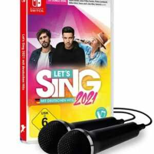 Switch - Bundle: Let's Sing 2021 mit deutschen Hits + 2 Mics - (NEU & OVP)