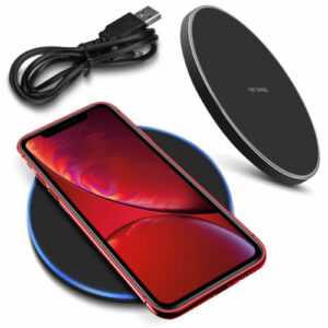 Schnell Ladegerät für Apple iPhone SE 2022 2020 QI Wireless Charger Ladestation