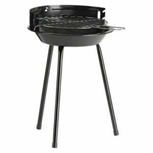 LANDMANN Holzkohlegrill Rundgrill Mobil °27cm für 2-3 Personen - mit Windschutz