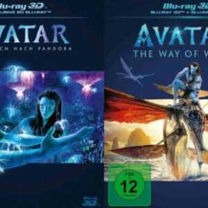 Avatar Teil 1+2 - Blu-ray 3D + 2D - im Set # 7-BLU-RAY-SET-NEU