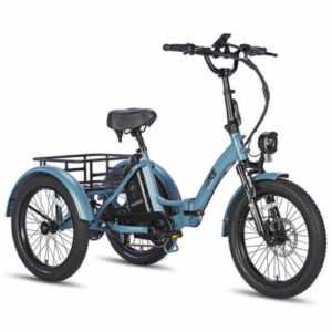 FAFREES 500W Elektro Dreirad E-Bike 20Zoll 3 Räder Fahrrad  Cargo Trike mit Korb