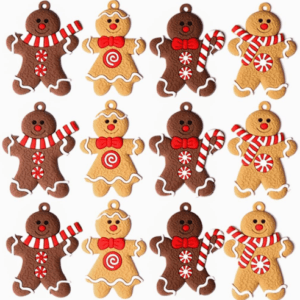 Christbaumschmuck Lebkuchen, Weihnachts Lebkuchenfiguren Anhänger Weihnachtsdeko