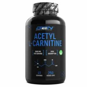 Acetyl L-Carnitine 3000 250 Kapseln (Vegan) Ergänzung + Stärkstes L-Carnitin