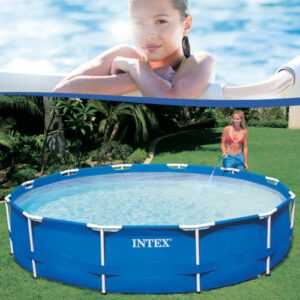 Intex 305x76 Swimming Pool Frame Schwimmbecken Schwimmbad Aufstellpool 28200