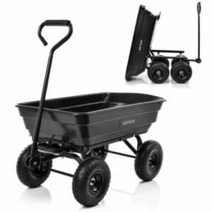 Transportwagen 3IN1 Kippwagen Kippfunktion Gartenwagen 75L Handwagen Wagen 250KG