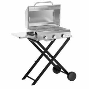 3 Brenner Gas Grillwagen | BBQ Gasgrill mit Grillrost | 7Kw | Grillfläche 56,...