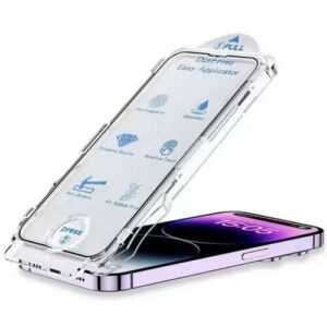 Glas Schutzfolie für iPhone Samsung Panzer Schutz Glass Glasfolie + Anbringhilfe