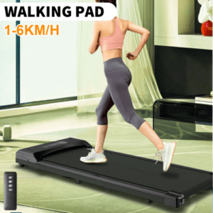 Elektrisches Laufband 6km/h Walking Pad mit LED-Display Heimtrainer Fitnessgerät