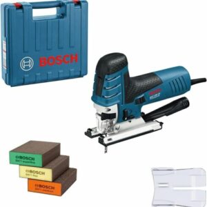 Bosch Professional Stichsäge GST 150 CE (780 Watt, inkl. 3x Schwämme, Absaug-Set