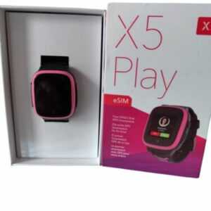 Xplora X5 Play e-sim 45mm Kunststoffgehäuse mit Silikonarmband - Rosa(GPS)