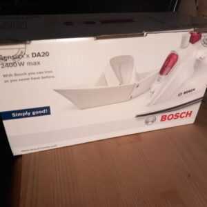 Dampfbügeleisen Bosch Senixx`x DA 20,  2400 Watt  Palladium Glissèe