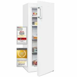 Exquisit Gefrierschrank GS5231-NF-H-040D weiß | 161 l Nutzinhalt | NoFrost | LED