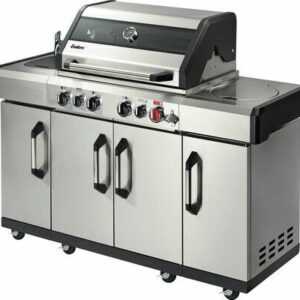 Gasgrill Enders Kansas II Pro 4 SIK Profi Turbo 153 x 64 x 118 cm 4 Brenner + Rü