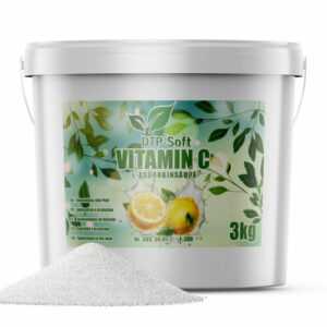 3kg 100% Vitamin C Pulver 3 kg TOP L-Ascorbinsäure Lebensmittelqualität EIMER