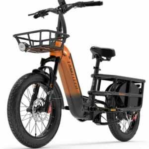 Lankeleisi Wombat-1 20 Zoll Cargo E-Bike 1000W Longtail E-Lastenrad Fatbike