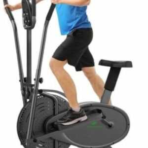 Cross Trainer 2in1 Exercise Bike Fahrrad LCD Monitor