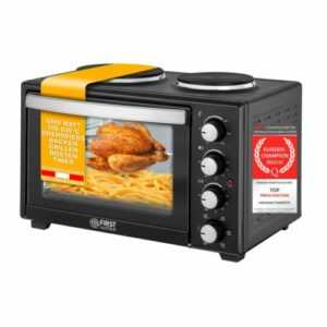 Minibackofen 2in1 mit Kochplatte 30L Umluft Mini Ofen Toastofen Pizzaofen