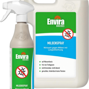 Envira anti Milben-Spray 500 Ml + 2 Liter - Mittel Gegen Milben, Hausstaubmilben