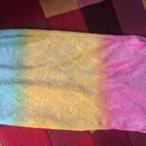 Meerjungfrauenschwanz Kuscheldecke - Farbe Regenbogen - super