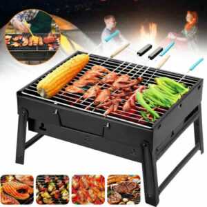 BBQ Gills Holzkohlegrill Klappgrill Tischgrill Campinggrill Mini Picknickgrill