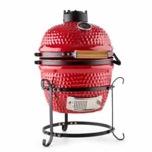 Premium Keramikgrill 11" Profi Bbq Smoker Kamado Holz Kohle Stand Grill Ofen Neu