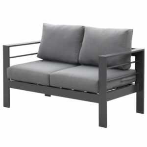 MeXo 2-Sitzer Gartensofa Aluminum Gartenmöbel Sitzgruppe Gartenset Garten Balkon