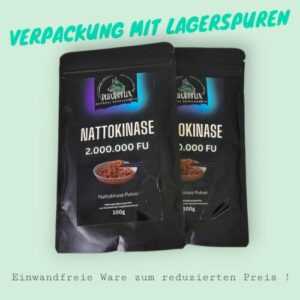 Nattokinase Pulver 100g 20.000FU/g ⭐ LAGERSPUREN!⭐ Laborgeprüfte Qualität Vegan